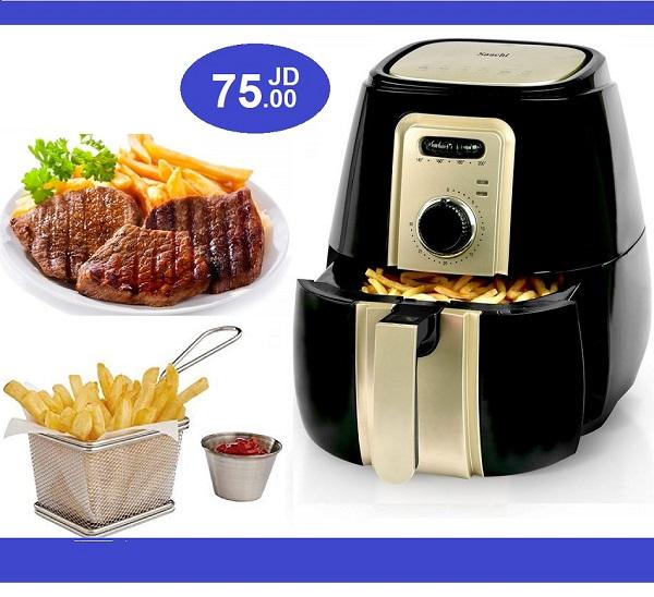 جهاز القلي و الطبخ الهوائي ساشي حجم كبير Air Fryer saachi